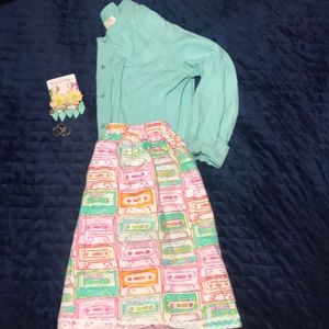 Lilly Pulitzer Mix Tape Skirt